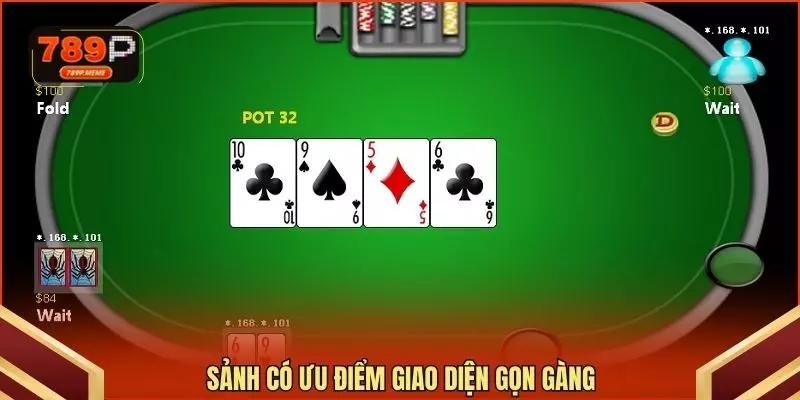 Sảnh có ưu điểm giao diện gọn gàng